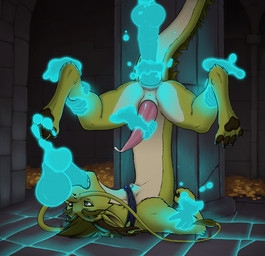 anal anal_penetration anus butt disembodied_hand erection feral feral_penetrated fur genitals ghost_hand handjob horn male male_penetrated penetration penile penile_penetration penis penis_in_ass penis_in_mouth sex solo tail teeth tongue whiskers sterr mythology dragon eastern_dragon furred_dragon furred_scalie mythological_creature mythological_scalie scalie 2026 animated digital_drawing_(artwork) digital_media_(artwork)