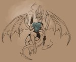 anthro big_breasts breasts cosplay female gun ranged_weapon solo tail weapon cosmicsevour sevour activision mythology spyro_the_dragon the_legend_of_spyro tomb_raider cynder lara_croft dragon mythological_creature mythological_scalie scalie absurd_res crossover hi_res