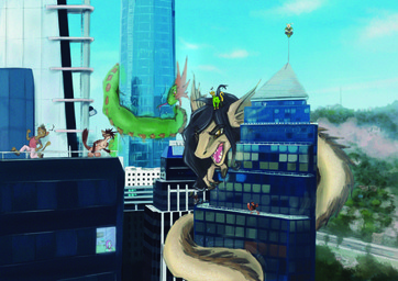 ambiguous_anthro ambiguous_feral ambiguous_gender anthro building building_destruction destruction female feral group macro male size_difference text vandclash mythology vandie_clash aquatic aquatic_dragon bat canid canine cougar domestic_cat dragon equid equine felid feline felis horse hybrid lynx mammal mythological_creature mythological_scalie reptile scalie snake 2025 absurd_res english_text hi_res