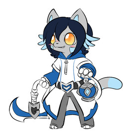 blush clothing cosplay hoodie hook lamp lantern solo topwear kari-chan622 league_of_legends riot_games tencent azzy thresh domestic_cat felid feline felis mammal