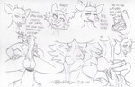 anthro ball_lick balls beastars canid canine canis deer dialogue duo english_text genitals legoshi_(beastars) licking louis_(beastars) male male/male mammal mouth_shot open_mouth oral penis sex sketch text thebigmansini tongue wolf