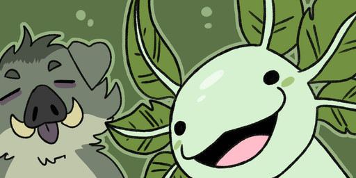 anthro blep cheek_tuft chibi dot_eyes duo eyes_closed facial_tuft female floppy_ears front_view fur green_background green_body green_ears green_fur male pink_tongue simple_background simple_eyes tongue tongue_out tuft tusks swampjaws swampy_(imperatorcaesar) amphibian aquatic axolotl mammal mole_salamander salamander suid suine 3:1 hi_res