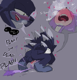 anthro balls big_balls blush blushing_profusely bodily_fluids breath deep_penetration dialogue dominant dominant_male dripping drooling duo exclamation_point featureless_chest female female_on_bottom flat_chested from_front_position genital_fluids genitals heart_eyes heart_symbol hearts_around_body hearts_around_head huge_penetration knot knotted_penis larger_dom larger_male male male/female male_on_top mating_press moan on_bottom on_ground on_top open_mouth panting penetration penis piledriver_position profanity rough_sex saliva screaming sex size_difference slim_female smaller_female speech_bubble stretched_vagina submissive submissive_female sweating_profusely tail tail_motion tailwag text tongue tongue_out vaginal_fluid_drip vaginal_fluids 2toastyyy sega sonic_the_hedgehog_(series) sonic_unleashed blaze_the_cat sonic_the_hedgehog sonic_the_werehog domestic_cat eulipotyphlan felid feline felis hedgehog mammal werecreature wereeulipotyphlan werehog 2023 english_text hi_res