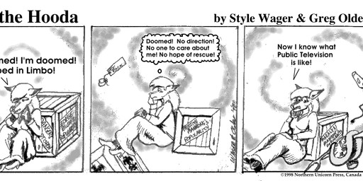 anthro bottomwear box breasts clothed clothed_female clothing container dialogue ears_back female footwear fur hair high_heels lamp lava_lamp pivoted_ears saddle shoes skirt solo text style_wager dela_the_hooda dela_aldershaw canid canine fox hooda mammal 1998 comic english_text greyscale monochrome