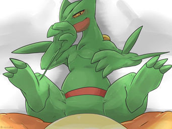 3_fingers ambiguous_gender bed duo feet feral fingers furniture lying male null_stimulation on_back sex simple_background solo_focus white_background ragujuka mythology nintendo pokemon charizard dragon generation_1_pokemon generation_3_pokemon mythological_creature mythological_scalie pokemon_(species) scalie sceptile 4:3