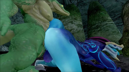 anal anal_penetration anthro anthro_on_anthro anthro_penetrated anthro_penetrating anthro_penetrating_anthro ball_size_difference ball_slap balls balls_deep big_balls blue_body blue_penis bouncing_balls bouncing_butt bouncing_penis butt cave close-up duo erection from_behind_position genital_size_difference genitals green_body indoor_nudity indoor_sex inside looking_back male male/male male_penetrated male_penetrating male_penetrating_male multiple_angles nude penetration penile penile_penetration penis penis_in_ass penis_size_difference sex slap tail tongue tongue_out charzcavern sound_warning league_of_legends mythology riot_games tencent aurelion_sol_(lol) renekton crocodilian dragon eastern_dragon mythological_creature mythological_scalie reptile scalie 16:9 2022 3d_(artwork) 3d_animation animated digital_media_(artwork) short_playtime sound source_filmmaker_(artwork) video widescreen