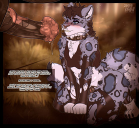 animal_genitalia animal_penis anthro anthro_on_feral armwear aroused barn bestiality big_penis black_hair blue_eyes blush bodily_fluids brown_body brown_fur butt chastity_cage chastity_device clothing collar crop_top dripping duo ear_piercing ears_up equine_genitalia equine_penis eyebrow_piercing eyebrows eyeshadow faceless_character faceless_male facial_piercing femboy feral fist flared_penis fluffy fluffy_hair fluffy_tail fur genital_fluids genitals grey_body grey_fur hair hay huge_penis kneeling leaking_precum legwear leopard_spots makeup male male/male markings medial_ring musk musky_penis nose_piercing penis piercing precum precum_drip precum_on_penis precum_string ring ring_piercing shirt speech_bubble spiked_collar spikes spots spotted_body spotted_fur stable submissive submissive_anthro submissive_male sweat sweaty_genitalia tail text thigh_highs topwear torn_armwear torn_clothing torn_legwear vein veiny_penis white_body white_fur damienkamien tipsu equid equine felid feline horse mammal pantherine snow_leopard absurd_res hi_res