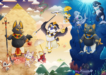 ankh anthro cloud desert egyptian group gun magic magic_circle magic_user magic_wand male mountain one_eye_closed orb pyramid ranged_weapon sea sky slightly_chubby tongue tongue_out umbrella water weapon wink littlehyper egyptian_mythology european_mythology middle_eastern_mythology mythology pixile_studios super_animal_royale anubis chonk_unabis_(littlehyper) horus anglerfish anubian_jackal aquatic avian bird canid canine canis cardinal_(bird) cetacean deity dolphin dragon eastern_dragon fish fox jackal mammal mummy mythological_creature mythological_scalie oceanic_dolphin orca oscine passerine scalie shark skullcat_(sar) super_anglerfish_(sar) super_anubis_(sar) super_dolphin_(sar) super_fish_(sar) super_fox_(sar) super_hawk_(sar) super_horus_(sar) super_orca_(sar) super_red_cardinal_(sar) super_rotting_fox_(sar) super_seagull_(sar) super_shark_(sar) super_songbird_(sar) super_wolf_(sar) toothed_whale undead western_dragon zombie