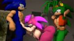 3d_(artwork) 3d_animation animated anthro areola balls big_breasts big_butt big_penis blue_body blue_fur bouncing_butt breasts brother_(lore) brother_and_sister_(lore) brother_penetrating_sister bubble_butt butt butt_jiggle curvy_female curvy_figure digital_media_(artwork) double_bun eulipotyphlan fat_ass fellatio female female_focus fur gangbang genitals green_body green_skin group group_sex hedgehog hi_res huge_breasts incest_(lore) interspecies ironhawk jiggling looking_back magenta_body magenta_fur male male/female mammal manic_the_hedgehog nipples no_sound nude nude_female nude_male oral penetration penile penis pink_nipples pussy sega sex shaking_butt short_stack sibling_(lore) side_boob sister_(lore) sonia_the_hedgehog sonic_the_hedgehog sonic_the_hedgehog_(series) sonic_underground source_filmmaker_(artwork) spitroast thick_thighs threesome trio vaginal vaginal_penetration webm wide_hips