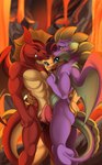 2024 absurd_res anthro brother_(lore) brother_and_sister_(lore) conrie dragon female friendship_is_magic frottage garble_(mlp) genitals group group_sex hasbro hi_res incest_(lore) male male/male mmf_threesome my_little_pony mythological_creature mythological_scalie mythology nude penile penis scalie sex sibling_(lore) sister_(lore) smolder_(mlp) spike_(mlp) standing threesome