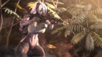 abs anthro assault_rifle athletic clothing female forest gun hair jungle jungle_background muscular muscular_anthro muscular_female panties plant ranged_weapon rifle shirt solo tank_top topwear tree underwear water weapon white_hair ludexus minerva_zaslav_(ludexus) bear black_bear mammal ursine 16:9 3d_(artwork) 4k absurd_res digital_media_(artwork) hi_res source_filmmaker_(artwork) widescreen