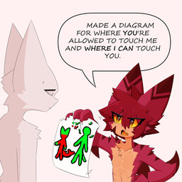 4_fingers ambiguous_gender anthro arm_fin arm_markings arm_tuft blue_pupils bodily_fluids check_mark chest_tuft dialogue dorsal_fin duo ear_tuft emanata eye_through_hair eyebrow_through_hair eyebrows facial_markings fin fingers fur fur_markings gills glistening glistening_body hair head_fin head_markings looking_at_another male markings multicolored_eyes open_mouth orange_body orange_eyes orange_fur paper pointy_ears pupils red_body red_eyes red_fin red_fur red_hair shoulder_tuft simple_background speech_bubble striped_ears sweat sweatdrop tail tail_fin tail_markings text translucent translucent_hair tuft white_background white_body white_fur yellow_sclera gaogomon gaogomon_(oc) aquatic fish furred_kobold furred_scalie furred_shark hybrid kobold scalie shark 1:1 2025 english_text hi_res