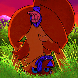 ambiguous_gender anatomically_correct anatomically_correct_genitalia animal_genitalia animal_vulva anus bodily_fluids butt canine_genitalia canine_vulva cunnilingus detailed_background female female/ambiguous feral fur genitals grass looking_at_viewer oral orange_body orange_fur outside plant presenting presenting_hindquarters presenting_vulva purple_genitals saliva saliva_on_tongue saliva_on_vulva saliva_string sex solo sunset tongue tongue_out vaginal vulva yellow_body yellow_fur theenyface roman_(theenyface) canid canine fox mammal 1:1 aliasing alternate_version_at_source cel_shading digital_drawing_(artwork) digital_media_(artwork) shaded