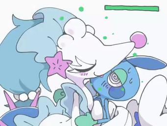 ambiguous_gender blush deep_kiss duo feral gameplay_mechanics gui health_bar hypnosis kissing mind_control spiral spiral_eyes winte nintendo pokemon amphibian aquatic drizzile generation_7_pokemon generation_8_pokemon mammal pinniped pokemon_(species) primarina 2020 4:3 animated low_res slideshow