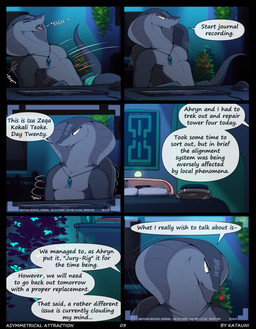 anthro bed clothed clothing fangs furniture looking_at_viewer male open_mouth plant scales science_fiction snake_hood solo speech_bubble teeth text topless topless_male katauni iza_(katauni) cobra reptile scalie snake absurd_res comic digital_media_(artwork) english_text hi_res