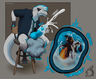 animal_genitalia animal_penis anthro anthro_pred anthro_prey balls balls_noises blue_body blue_fur blue_penis bodily_fluids body_outline bulge canine_genitalia canine_penis claws clenched_teeth clothed_pred clothing cock_vore cum cum_covered duo ejaculation erection eyes_closed feet fur furniture genital_fluids genitals gurgle_(sound_effect) gurgling_balls internal knot knotted_penis larger_pred logo male male/male male_pred male_prey membrane_(anatomy) messy necktie nude nude_prey orange_body orange_fur orgasm orgasm_face otter_tail penile penis retracted_sheath sheath shirt sitting size_difference slorsh splurt stool teeth text throb throbbing throbbing_penis toes topwear vore webbed_feet zeanlain flynn_(zeanlain) xenon_(xenonotter) canid canine canis fox hybrid mammal mustelid otter wolf 2024 artist_logo artist_name colored dated hi_res