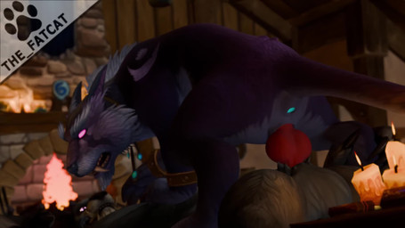 anthro bodily_fluids cum druid duo female feral genital_fluids magic_user male male/female tribal_spellcaster the_fatcat blizzard_entertainment warcraft canid mammal werecanid werecreature worgen 16:9 animated hi_res no_sound short_playtime webm widescreen