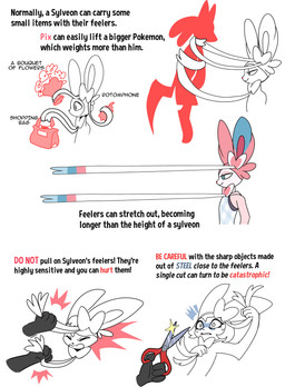 4_fingers ambiguous_gender anthro anthrofied bar_emanata black_text blue_body blue_clothing blue_eyes blue_fur blue_topwear blue_vest bodily_fluids bouquet bow_(anatomy) clothing constricted_pupils disembodied_hand emanata eyes_closed fingers flash_emanata flower flower_bouquet fur hair holding_another holding_object holding_ribbon holding_scissors lifting_another long_sleeve_shirt male open_mouth pink_body pink_clothing pink_fur pink_inner_ear pink_shirt pink_topwear plant pokemorph pupils red_nose red_text ribbons_(anatomy) scared scissors shirt shopping_bag silhouette simple_background small_iris small_pupils smile sweat sweatdrop text topwear vest white_background white_body white_fur white_pupils white_sclera wide_eyed odeko-yma nintendo pokemon pix_(odeko-yma) eeveelution generation_4_pokemon generation_6_pokemon lucario pokemon_(species) rotom rotom_phone sylveon 2026 absurd_res english_text hi_res