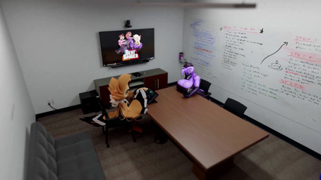 anthro anthro_on_anthro anthro_penetrated anthro_penetrating anthro_penetrating_anthro areola balls beak beak_fetish beak_play beak_sex beakjob big_breasts big_butt blush blush_lines bodily_fluids bouncing_breasts breast_play breast_suck breasts butt casual_sex clothed_to_nude clothing cum cum_in_vagina cum_inside deep_throat detailed_background dialogue duo ejaculation eyelashes fellatio female female_anthro female_penetrated freckled_face freckles genital_fluids genitals huge_breasts irrumatio kiss_on_lips long_eyelashes looking_pleasured male male/female male_anthro male_penetrating male_penetrating_female music navel nipple_dip nipples non-mammal_balls non-mammal_breasts non-mammal_navel non-mammal_nipples non-mammal_vulva nude nude_anthro nude_female office oral oral_penetration orgasm penetration penile penile_penetration penis penis_in_mouth penis_in_vagina purple_body requesting scuted_arms scuted_feet scuted_hands scutes sex sex_request shirt speech_bubble sucking tail tank_top teeth text titfuck titfuck_under_clothes tongue tongue_out tongue_out_fellatio topwear tuft undressing undressing_self vaginal vaginal_penetration vulva kersync sound_warning shywearsfangs_(modeler) beat_banger bunfan_games dan_the_barn_owl zoe_monroe avian 16:9 2026 3d_(artwork) 3d_animation animated digital_media_(artwork) english_text long_playtime sound voice_acted webm widescreen