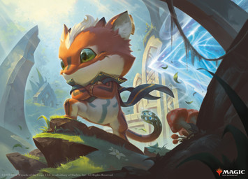 anthro cape clothing crossed_arms day fungus fur grass green_eyes male mushroom orange_body orange_fur outside plant ruins smile solo standing tail text arif_wijaya hasbro magic:_the_gathering wizards_of_the_coast loot_(magic:_the_gathering) fomori_(magic:_the_gathering) 2024 absurd_res digital_media_(artwork) english_text hi_res official_art