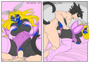 ahegao anthro anthro_penetrated armwear big_breasts black_tail blonde_hair blue_eyes blue_nipples blue_tail blue_vulva blush bodily_fluids bra bra_aside breasts butt butt_grab cat_tail clitoris clothing clothing_aside cum cum_in_vagina cum_inside doggystyle duo eyelashes eyewear faceless_character faceless_humanoid faceless_male fake_antennae fake_wings female female_penetrated first_person_view fluffy fluffy_tail from_behind_position from_front_position genital_fluids genitals glasses gloves grabbing_hips hair hand_on_butt hands_behind_head handwear heart_eyes heart_symbol huge_breasts humanoid_genitalia humanoid_on_anthro humanoid_penetrating humanoid_penetrating_anthro humanoid_penis humanoid_pov legwear leotard leotard_aside lingerie long_hair looking_pleasured lying male male/female male_penetrating male_penetrating_female male_pov mature_female missionary_position nipples on_back orgasm_face penetration penile penile_penetration penis penis_in_vagina pink_clothing pink_leotard pokemorph sex smile stockings tail thigh_highs tongue tongue_out underwear underwear_aside vaginal vaginal_penetration vulva osu_a_karu_kun nintendo pokemon anon_neko_guy xylia_(keksnek720) animal_humanoid cat_humanoid deer felid felid_humanoid feline feline_humanoid generation_6_pokemon humanoid legendary_pokemon mammal mammal_humanoid pokemon_(species) tailed_humanoid xerneas xerneas_(active_mode) hi_res