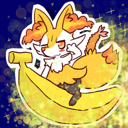:3 ambiguous_anthro ambiguous_gender anthro banana biped blush digitigrade dipstick_tail flying food fruit looking_at_viewer markings micro object_in_tail outline plant shrimp_(food) side_view snout solo tail tail_markings what annyui0611 nintendo pokemon braixen canid generation_6_pokemon mammal pokemon_(species) 1:1 2022 digital_drawing_(artwork) digital_media_(artwork) full-length_portrait hi_res japanese_description portrait translated_description