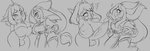 big_breasts big_penis breasts duo female genitals gynomorph huge_breasts intersex not_furry penis short_stack surprise bandlebro league_of_legends riot_games tencent adelia_(changbae) estelle_(bandlebro) goblin humanoid yordle hi_res monochrome