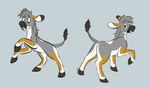 ambiguous_gender anthro feral feral_transformation male pleasure_island solo species_transformation text transformation pastelcore asinus donkey equid equine mammal hi_res