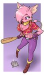 anthro anus bat_(object) breasts chest_tuft cleavage clothed clothing duo eye_through_hair female fur hair humor kerchief male midriff neckerchief neckwear no_horny pink_body pink_fur translucent translucent_hair tuft unconscious x_anus centinel303 go_to_horny_jail hampt_(jamoart) mathilda_(jamoart) cricetid hamster mammal mouse murid murine rodent 2023 hi_res meme