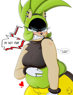 accessory angry anthro bargaining belly belly_squish big_breasts blush bottomwear bracelet breasts clenched_teeth clothing collar covering covering_self crop_top cross-popping_vein digit_ring ear_piercing electric_eyes electricity electricity_manipulation elemental_manipulation embarrassed eyelashes fat_arms female finger_ring flustered frown gloves green_hair gums hair hair_accessory hair_tie hand_on_belly handwear heart_symbol jewelry logo love_handles muffin_top narrowed_eyes navel overweight overweight_anthro overweight_female pants piercing sharp_teeth shirt shy simple_background slightly_chubby slightly_chubby_anthro slightly_chubby_female solo speech_bubble squish stare talking_to_another teeth text three-quarter_view tied_hair tight_bottomwear tight_clothing tight_pants topwear weight_conscious white_background tonisk idw_publishing sega sonic_the_hedgehog_(comics) sonic_the_hedgehog_(idw) sonic_the_hedgehog_(series) surge_the_tenrec afrosoricid mammal tenrec 2022 artist_logo digital_drawing_(artwork) digital_media_(artwork) english_text hi_res portrait signature three-quarter_portrait