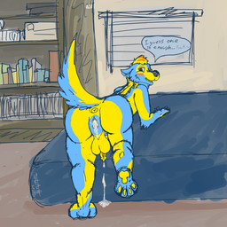 animal_genitalia animal_penis anthro anus backsack balls bed bedroom blush bodily_fluids butt canine_genitalia canine_penis cum cum_drip cum_in_vagina cum_inside cumshot dripping ejaculation explicit_text furniture genital_fluids genitals gesture herm humanoid_genitalia humanoid_vulva inside intersex looking_at_viewer looking_back lying lying_on_bed male maleherm on_bed on_front penis presenting presenting_anus presenting_hindquarters presenting_vulva slightly_chubby slightly_chubby_intersex slightly_chubby_maleherm solo suggestive suggestive_gesture suggestive_pose vulva turbo_arts turbo_(turbo_arts) canid canine canis mammal wolf 1:1 absurd_res hi_res sketch