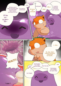 anal anus balls bodily_fluids cum gaping gaping_anus genital_fluids genitals male penetration slime slime_sex speech_bubble text darrow0 nintendo pokemon kuro_(darrow) yuel ditto_(pokemon) generation_1_pokemon generation_2_pokemon pokemon_(species) quilava comic english_text hi_res