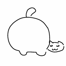 ambiguous_gender big_butt butt feral monobutt twerking anonymous_artist domestic_cat felid feline felis mammal 1:1 animated loop