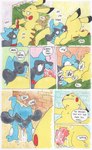 absurd_res anthro anthro_on_anthro anthro_penetrated anthro_penetrating anthro_penetrating_anthro anus argon_vile balls bodily_fluids chest_tuft collar comic cough coughing_cum cum cum_on_balls cum_on_ground cum_on_penis deep_throat derp_eyes dialogue dominant dominant_male dumpster duo english_text eye_bulge forced forced_oral generation_1_pokemon generation_4_pokemon genital_fluids genitals green_eyes heart_symbol hi_res holding_leash holding_object humanoid_genitalia humanoid_penis leash leashed_collar male male/male male_penetrated male_penetrating male_penetrating_male nintendo open_mouth oral oral_penetration penetration penile penile_penetration penis pikachu pokemon pokemon_(species) red_eyes riolu russell_(argon_vile) sex speech_bubble submissive submissive_male text tongue tongue_out traditional_media_(artwork) tuft