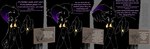 anthro bottomless breasts clothed clothing dialogue duo female genitals genitals_shrinking gynomorph intersex magic penis penis_shrinking small_penis small_penis_exposure swimwear sxcolress golden_week faux_(sxcolress) umbru_(sxcolress) avian bird corvid domestic_ferret mammal mustelid musteline oscine passerine true_musteline weasel absurd_res comic hi_res