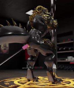 abs ahegao anal anal_probe anal_prolapse anus balls barazoku big_balls black_body butt calf_muscles dildo flaccid foreskin fucked_silly fucking_machine genitals gold_tongue gym horn humanoid_genitalia humanoid_penis looking_pleasured machine male muscular muscular_male nude nude_male object_in_ass pecs penis prolapse puffy_anus sex_toy small_penis solo spikes spikes_(anatomy) summoning_circle tail training yellow_anus yellow_horn arzolath_(artist) mythology arzolath demon dragon mythological_creature mythological_scalie scalie 3d_(artwork) 3d_animation animated digital_media_(artwork) long_playtime no_sound video