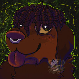 :3 abstract_background ambiguous_gender anthro big_nose big_tongue black_coded blep blush blush_lines countershading dreadlocks eye_bags eyebrows facial_piercing freckles glistening glistening_eyes happy logo nose_piercing outline photographic_background piercing solo tongue tongue_out transparent_watermark username wiggle_lines skunkbitez grudge_(skunkbitez) canid canine canis domestic_dog mammal molosser mountain_dog newfoundland_dog 2026 absurd_res artist_logo digital_drawing_(artwork) digital_media_(artwork) digital_painting_(artwork) hi_res icon mixed_media painting_(artwork) photography_(artwork) shaded watermark