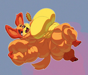 abs anthro biceps big_muscles big_pecs black_eyebrows black_nose black_sclera butt cheek_tuft convenient_censorship darkened_eyebrows eyebrows facial_markings facial_spots facial_tuft fangs featureless_chest feet fingers fist fluffy fluffy_tail forearm_muscles fur gloves_(marking) half-closed_eyes head_markings head_tuft huge_muscles huge_pecs hyper hyper_muscles inner_ear_fluff latissimus_dorsi leg_markings long_ears male markings muscular muscular_arms muscular_legs narrowed_eyes no_pupils nude one_tooth open_mouth orange_body orange_fur orange_spots outer_highlight outline pawpads paws pecs pointillism quads raised_inner_eyebrows red_tongue serratus shadow short short_male side_view simple_background small_feet small_hands socks_(marking) solo spots sun_necklace tail teeth toes tongue triceps tuft unsigned white_eyes white_outline yellow_body yellow_fur crimsonrabbit mob_entertainment poppy_playtime smiling_critters dogday_(poppy_playtime) canid canine canis domestic_dog mammal 2024 digital_media_(artwork) full-length_portrait hi_res portrait shaded shaded_line_art