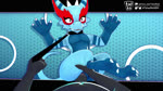 abstract_background anthro blue_background blue_body blue_scales bodily_fluids breath butt claws collar cum cum_in_pussy cum_inside duo ears_back eyes_closed faceless_character faceless_male feet female female_penetrated first_person_view fur genital_fluids genitals grey_body hand_on_leg hand_on_thigh holding_leg holding_thigh horn interspecies leaking_cum leash leash_pull leashed_collar leashed_female looking_at_viewer looking_down lying male male/female male_penetrating male_penetrating_female male_pov nude on_back onomatopoeia open_mouth orgasm panting penetration penile penile_penetration penis pivoted_ears pussy red_body red_fur scales sex simple_background size_difference smile solo_focus sound_effects sweat sweatdrop tail teeth text toes vaginal vaginal_penetration sound_warning tatsubold anon tatsu_(tatsubold) ambiguous_species kobold scalie 16:9 2025 3d_(artwork) 3d_animation animated artist_name digital_media_(artwork) english_text hi_res huge_filesize letterbox long_playtime loop sound webm widescreen