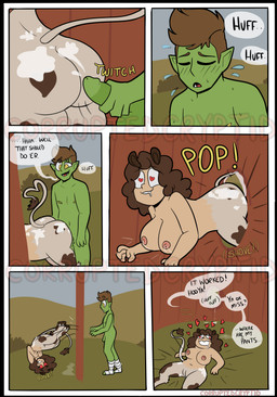 balls big_breasts black_border blush bodily_fluids border breasts butt cum dialogue duo erection female fur genital_fluids genitals green_body green_skin heart_eyes heart_symbol hole_in_wall huge_breasts male male/female nipples nude open_mouth penis simple_background smile speech_bubble text thick_thighs through_wall tongue vulva corruptedcryptid animal_humanoid bovid bovid_humanoid bovine bovine_humanoid cattle cattle_humanoid humanoid mammal mammal_humanoid orc comic english_text hi_res