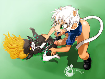 2014 anal anal_penetration anthro anus areola balls big_breasts breasts dickgirl dickgirl_on_female erect_nipples erection female green_eyes hair imp intersex midna neokat nipples orange_hair penetration penis pussy red_eyes sex the_legend_of_zelda twilight_princess vein veiny_penis video_games white_hair
Rating: Explicit
Score: 9
User: Robinebra
Date: January 18, 2014