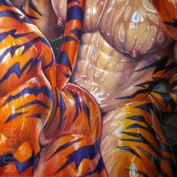 abs anthro areola barazoku big_muscles big_pecs biped black_body black_fur black_stripes bodily_fluids butt close-up countershade_fur countershade_legs countershade_torso countershading deltoids duo forearm_muscles front_view fur glistening glistening_body glistening_fur male male/male male_penetrated male_penetrating male_penetrating_male markings multicolored_body multicolored_fur muscular muscular_anthro muscular_male navel nipples orange_body orange_fur orange_tail pecs penetration penile penile_penetration pink_areola pink_nipples purple_stripes purple_tail quads sex striped_body striped_fur striped_markings striped_tail stripes sweat sweaty_body tail tail_markings tan_body tan_fur text thick_thighs thin_tail thrusting triceps two_tone_tail mrkun felid mammal pantherine tiger 1:1 artist_name graphite_(artwork) hi_res mixed_media painting_(artwork) traditional_media_(artwork) traditional_painting_(artwork) traditional_watercolor_(artwork) watercolor_(artwork) watermark