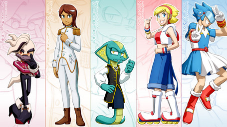anthro armor blonde_hair boots brown_hair clothing female footwear gesture group hair hand_gesture headgear helmet high_heeled_boots high_heels inline_skates male military_uniform pose roller_skates shoes standing thumbs_up uniform v_sign joeadok archie_comics idw_publishing sega sonic_the_hedgehog_(archie) sonic_the_hedgehog_(comics) sonic_the_hedgehog_(idw) sonic_the_hedgehog_(series) doctor_starline madonna madonna_garnet mordred_hood princess_elise_the_third sonic_man human mammal monotreme platypus reptile scalie snake 16:9 widescreen