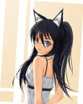 animal_ears bare_shoulders black_hair blue_eyes brown_eyes eyewear fangs female glasses hair head_turn heterochromia long_hair looking_at_viewer looking_back midnight_(artist) ponytail solo
Rating: Safe
Score: 6
User: AnacondaRifle
Date: November 25, 2012