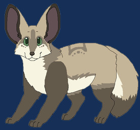 ambiguous_gender brown_body brown_fur brown_nose digitigrade feral fur green_eyes paws simple_background smile solo standing tail tan_body tan_fur transparent_background white_body white_fur sebdoggo bat-eared_fox canid canine fox mammal 2017 aliasing alpha_channel digital_drawing_(artwork) digital_media_(artwork) flat_colors full-length_portrait microsoft_paint_(artwork) portrait