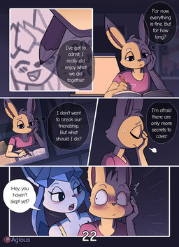 anthro anthrofied blush blush_lines blush_stickers blushing_profusely board bodily_fluids bra building clothed clothing dialogue eyelashes female floor furniture long_eyelashes male pencil_(object) pokemorph sweat text tuft underwear uniform wall_(structure) window agious nintendo pokemon gumi_(agious) haru_(agious) eevee eeveelution generation_1_pokemon generation_4_pokemon glaceon pokemon_(species) 2026 comic digital_drawing_(artwork) digital_media_(artwork) english_text hi_res shaded