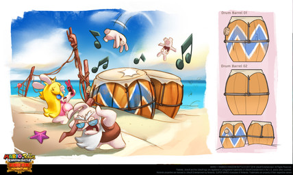 age_difference ambiguous_anthro ambiguous_feral ambiguous_gender annoyed anthro arms_bent beach beard blonde_hair blue_ear_piercing blue_sky bongo_drum bottomless bottomless_anthro bottomless_female bottomless_male bouncing brown_clothing brown_topwear brown_vest buckteeth buckteeth_(lower_incisors) cellphone clothed clothed_anthro clothed_female clothed_male clothing cloud day drum ear_piercing elderly_anthro elderly_male electronics eyebrows eyewear facial_hair featureless_crotch featureless_legs female female_anthro feral fur glasses grey_beard grey_eyebrows grey_facial_hair group hair holding_cane holding_cellphone holding_object holding_phone larger_anthro larger_female larger_male light long_beard long_ears male male_anthro midair mitten_hands motion_lines musical_instrument musical_note musical_symbol noseless nude_ambiguous nude_anthro nude_male older_anthro older_male open_mouth open_smile percussion_instrument phone piercing pink_clothing pink_shirt pink_topwear red_tongue sand sea shirt size_difference sky smaller_ambiguous smaller_feral smile standing symbol taking_picture tan_body tan_inner_ear tan_skin teeth text thick_eyebrows tongue topwear vest water white_body white_fur year younger_ambiguous younger_anthro claudia_tuci mario_bros mario_plus_rabbids_kingdom_battle nintendo raving_rabbids rayman_(series) ubisoft rabbid_cranky rabbid_peach asterozoan echinoderm lagomorph mammal marine rabbid starfish 2018 absurd_res adobe_photoshop_(artwork) colored crossover digital_drawing_(artwork) digital_media_(artwork) english_description english_text hi_res lighting official_art shaded