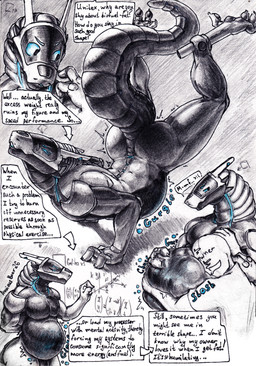 after_vore anthro belly belly_rub big_butt butt cuddling digestion digestion_noises machine male posinng rumbling_stomach science_fiction solo vore weight_gain yoga anxiousboar unitex_(anxiousboar) android robot synth_(vader-san) absurd_res comic graphite_(artwork) hi_res traditional_media_(artwork)