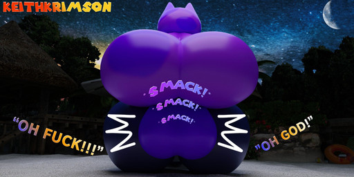 anthro balls big_balls big_butt butt duo genitals huge_balls huge_butt hyper hyper_balls hyper_genitalia male male/male male_penetrated male_penetrating nude penetration profanity purple_body sex text thick_thighs wide_hips keithkrimson animal_crossing nintendo bob_(animal_crossing) rover_(animal_crossing) domestic_cat felid feline felis mammal 2:1 3d_(artwork) blender_(artwork) digital_media_(artwork) english_text hi_res widescreen