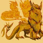 feral fur mane solo tail blitzdrachin conditional_dnp mythology daenanguis dragon furred_dragon furred_scalie monster mythological_creature mythological_scalie scalie 1:1 absurd_res hi_res sketch